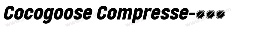 Cocogoose Compresse字体转换